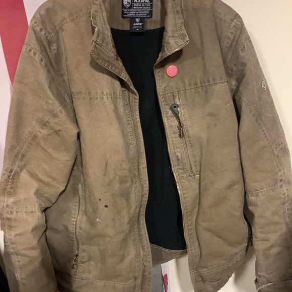 Kuhl Jackets & Coats Kuhl Olive Green Waxed Canvas Jacket Poshmark